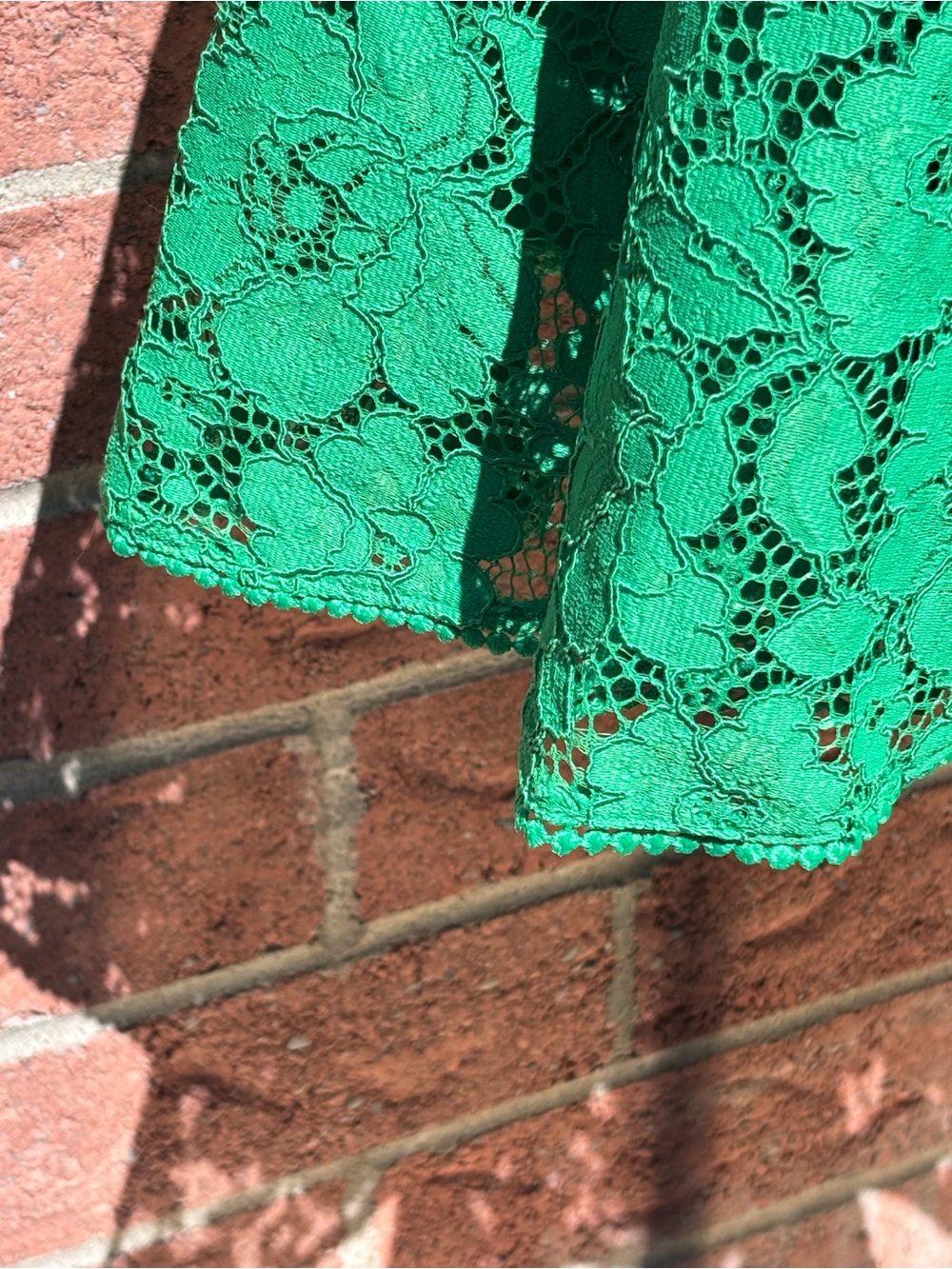 Ever New Bright Emerald Lace Skort